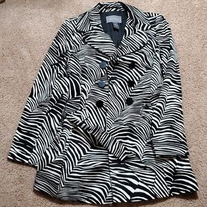 Ann Taylor Zebra Jacket